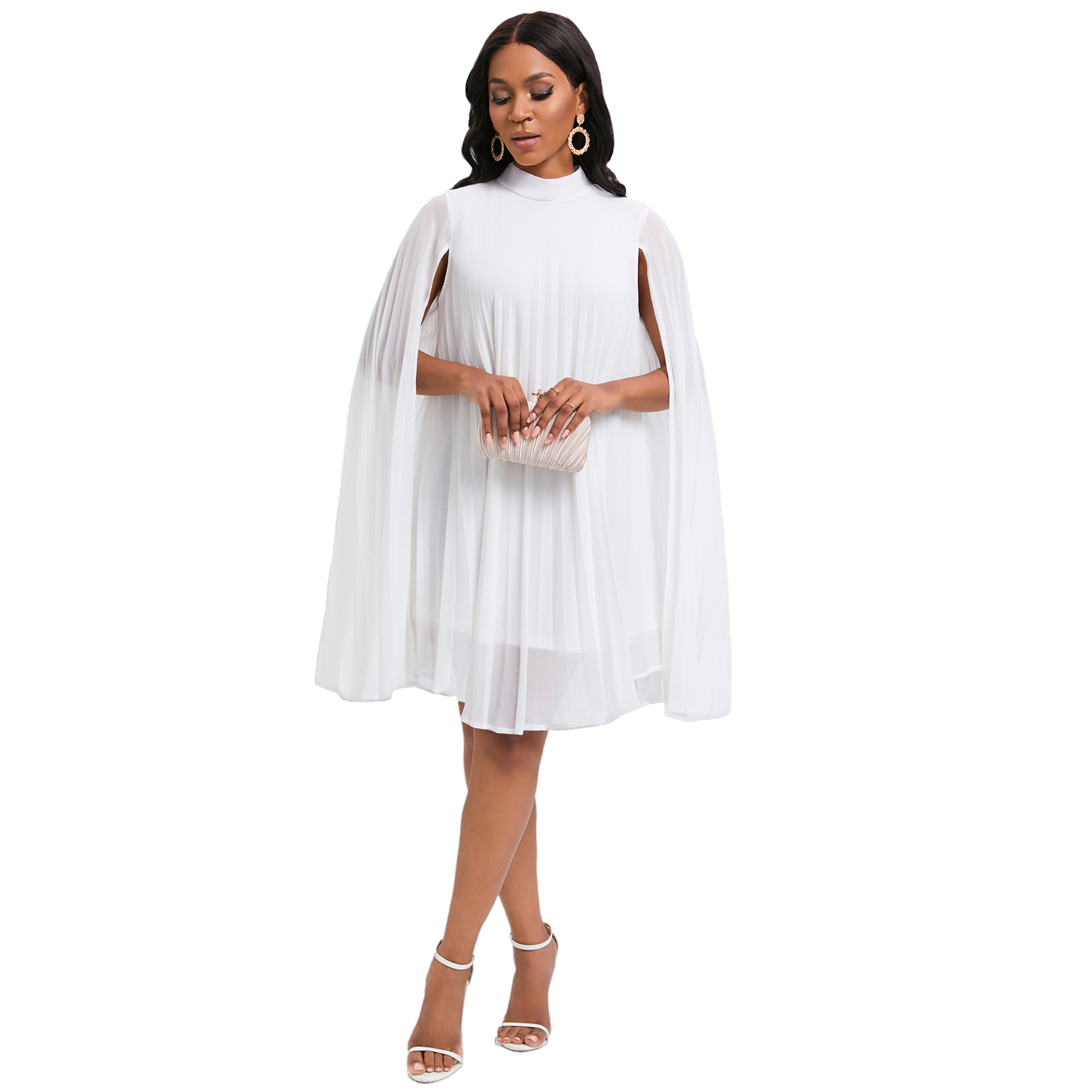 green emerald velvet dress Women Church Dress 1633 White  By Day Fashion
