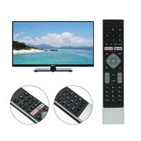 Mando a distancia Universal para televisor Haier, Control remoto de voz con dientes azules, 46 botones