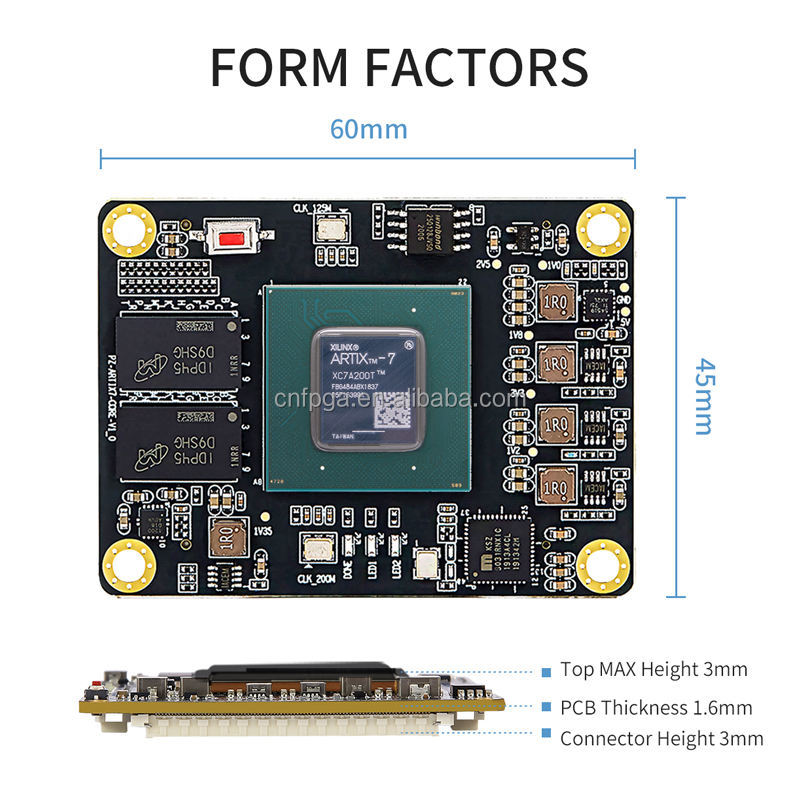 Puzhi PZ-A7200T-SOM Xilinx Soc Artix-7 XC7A200T FPGA Board