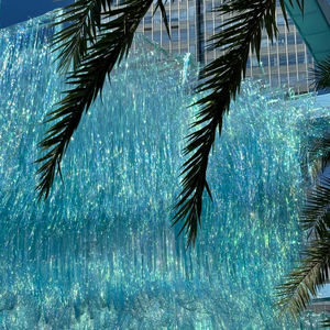 Personnalisation du produit fini Tourisme culturel commercial Décorations de plafond de <span class=keywords><strong>mariage</strong></span> Rideau de ciel galaxie laser activé par le vent - Product Image 1