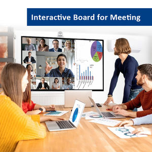 Tableau blanc interactif avec écran LCD, écran plat tactile infrarouge 4K 65 <span class=keywords><strong>pouces</strong></span>, écran tactile LED, tableau intelligent pour l'éducation - Product Image 3