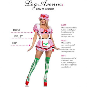 <span class=keywords><strong>Costume</strong></span> da Halloween per Donna: Abito da Cameriera Modellante <span class=keywords><strong>in</strong></span> Poliestere Ispirato al Personaggio TV Echo Beer Girl - Product Image 4