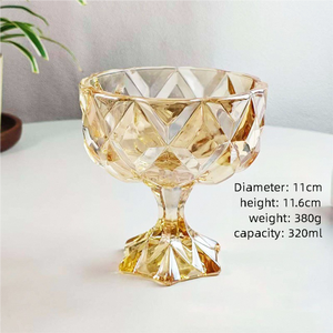Ensemble de bols en verre pour crème glacée et desserts, verre sodocalcique, six pièces, capacité de 300 ml, résistant aux hautes températures, <span class=keywords><strong>sans</strong></span> poignée - Product Image 3
