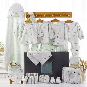 Set di Vestiti <span class=keywords><strong>per</strong></span> Neonati Unisex 18/22 Pezzi in Puro Cotone Body <span class=keywords><strong>per</strong></span> Neonati Confezione Regalo 0-12 Mesi - Product Image 5