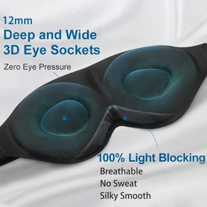Comfortable <b>Sleep</b> Eye <b>Mask</b> 3D Contoured Cup Sleeping <b>Mask</b> Blindfold Concave Molded Night <b>Sleep</b> <b>Mask</b> Block Out Light Eye Cover - Product Image 4