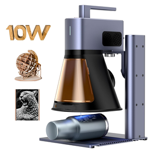 Máquina de grabado láser de diodo de 10W, cortador portátil de precisión 4K para madera, cuero, acrílico y Metal, envío gratuito - Product Image 1