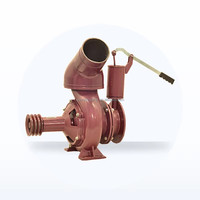 Pompe à eau manuelle intégrée à grand débit pour l'irrigation et l'abreuvement des élevages, avec sortie d'eau stable