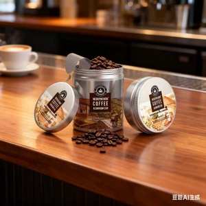 Boîtes cylindriques rondes en aluminium de 150 ml, 220 ml, 250 ml avec couvercle à vis pour le stockage des aliments et du café - Product Image 5