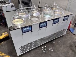 Machine à glace dure verticale en forme de cylindre pour gelateria, équipement de fabrication de gelato en acier inoxydable avec barre frontale - Product Image 5