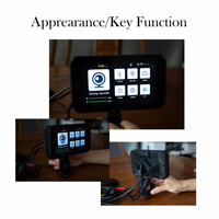 Navigation GPS étanche IP67 5 pouces Écran tactile Moto Sans fil Apple Carplay Android Auto