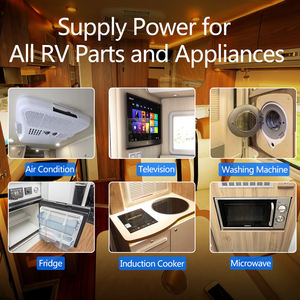 نظام طاقة بطارية أيون الليثيوم مع مواد أنود LFP بسعة 12 فولت/24 فولت/48 فولت لعربات الغولف RV الشمسية 50ah/100ah/200ah - Product Image 5