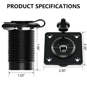 Adaptateur externe RJ45 Gen3, prise murale carrée encastrée, connecteur de câble réseau étanche pour routeur - Product Image 4