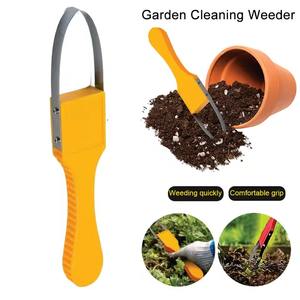 स्टेनलेस स्टील हाथ लूप वीडर | बगीचे यार्ड काम के लिए बहुक्रियाशील मैनुअल लॉन वीडिंग उपकरण - Product Image 4