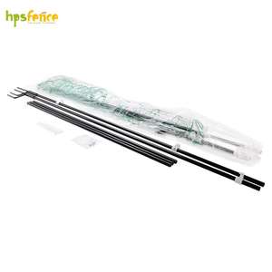 HPS Puerta de Malla Portátil para Aves de Corral, Postes de Acero Inoxidable, Malla de Plástico Verde para Jardín, Valla de Seguridad para Patos y Gansos en Granjas, 105 CM - Product Image 4