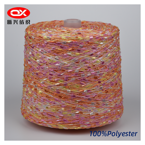 Filato fantasia a scala | Filato di tessitura in poliestere 100% | Ad alta resistenza per maglieria/uncinetto/artigianato fai da te | 1000KG MOQ fabbrica diretta - Product Image 2