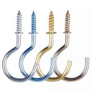 Metal <strong>Hook</strong> Self Tapping <strong>Eye</strong> Screw <strong>Eye</strong> <strong>Hooks</strong> <strong>with</strong> Shoulder - Product Image 4