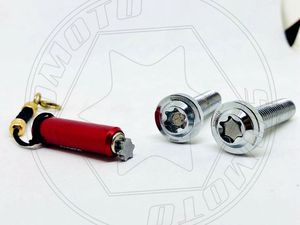 SOMOTO อุปกรณ์ป้องกันการโจรกรรม Star T40T45 สกรูและน็อตป้องกันการโจรกรรม อลูมิเนียม เครื่องมือป้องกันการโจรกรรม - Product Image 4
