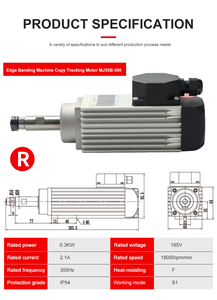 Motor de Husillo para Router CNC y Máquina de Canteado CC con Carcasa de Aluminio para Marcas Nanxing y Jidong - Product Image 4