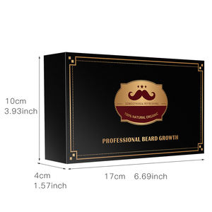 Kit per la Cura della Barba con Doppio Nutrimento, Acido Ialuronico Organico, Olio di Radice di Zenzero, Semi d'Uva e Jojoba, Ammorbidisce, Idrata e Ripara, per Uso Quotidiano Maschile - Product Image 6