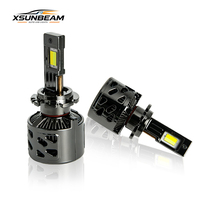 Remplacement direct des ampoules au xénon HID de la série D, D2S, D4S, 35W, phares LED tricolores en fonte