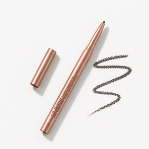Crayon à sourcils double tête de haute qualité, imperméable, longue tenue, à pointe précise, gris foncé, sans marque - Product Image 6