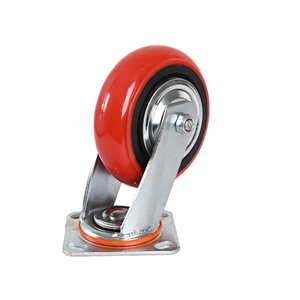 3/4/5 inch nhiệm vụ trung bình công nghiệp 100mm thầu dầu PVC màu xanh xoay bánh xe hạng nặng đẩy bánh xe - Product Image 1