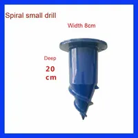 Dispositif de support pour tondeuse à gazon et coupe-herbe de qualité industrielle, perforateur de trous à spirale pour la plantation du tabac