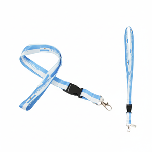 20.5\" Argentina <b>Lanyard</b> 600pcs 50DZ/CS Durable <b>Polyester</b> & Nylon Material - Product Image 2