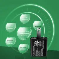 Adaptador de Corriente USB PD de 5W, 5V1A, Carcasa Transparente, Enchufe Estadounidense, Protección Contra Sobrecorriente OLP, Cargador de Bajo Voltaje