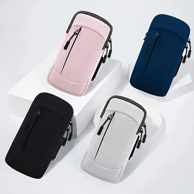 Unisex Sports Running Armband Waterproof & Lightweight PU Material Phone Pouch for Fitness & Gym Made in China