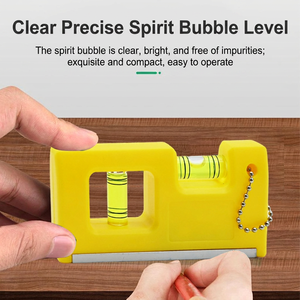 Jauge de niveau magnétique de 4 pouces en alliage d'aluminium, mini-outil de nivellement pour la plomberie et l'électricité domestiques - Product Image 4