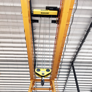 Grúa de radiocontrol de cabina usada de fábrica de cemento de mármol, viga en voladizo, puente de doble viga, grúa de pórtico Goliath, 30 toneladas - Product Image 4