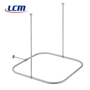 Excellente barre de douche carrée réglable en acier inoxydable antidérapante, nouveau design classique LCM, 36"x36" – Vente en gros - Product Image 1