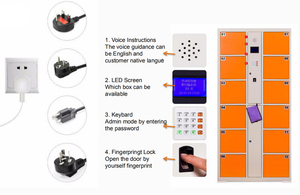 Panneau de commande électronique automatique, casier à colis en métal intelligent pour stockage sécurisé - Product Image 4