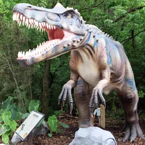 Jingujin Best Selling Animatronic Dinosaur Sound Simulation Animatronic Dinosaur Park Outdoor For Amusement Park