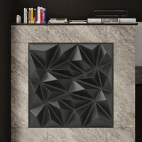 Panneaux muraux 3D en PVC insonorisés, décoratifs, effet diamant, 30 x 30 cm, pour salon, commerce et usage domestique