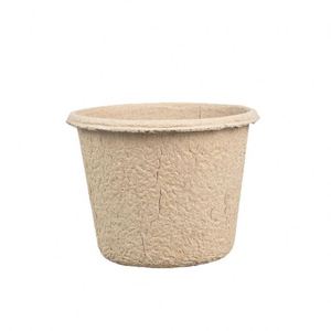 Compost Certified Nursery Pots | 100% Natural Paper Pulp Biodegradable <b>Trays</b> for Seedling Transplanting - Product Image 4