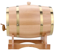 Baril à vin en bois décoratif d'usine, certifié FSC et BSCI, ornement de bar de mariage, fûts en bois