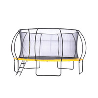 Trampolín Zoshine de 1500 LBS, 15 pies/16 pies, para Exteriores, con Red Protectora, Resistente a la Intemperie y Duradero, para Uso Doméstico y Comercial, Niños y Adultos