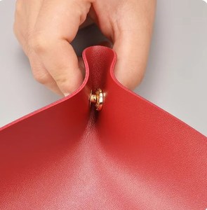 Bandeja de Almacenamiento de Cuero Estilo Nórdico, Organizador de Escritorio para Llaves, Joyas, Cosméticos, Caja de Almacenamiento Plegable, Decoración del Hogar - Product Image 6