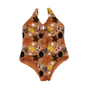 Maillots <span class=keywords><strong>de</strong></span> <span class=keywords><strong>bain</strong></span> personnalisés pour enfants, production en série, maillots <span class=keywords><strong>de</strong></span> <span class=keywords><strong>bain</strong></span> pour adolescentes avec imprimé fleurs hawaïennes, sans manches, pour filles <span class=keywords><strong>de</strong></span> 0 à 16 <span class=keywords><strong>ans</strong></span>, bikini - Product Image 6