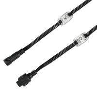 IP67 étanche 30X15mm 25mm diamètre 12V GS8206 SMD 3535 RGB adressable Pixel LED point chaîne lumineuse pour la décoration de vacances