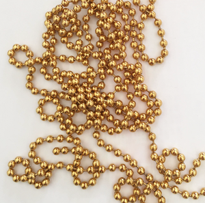 <span class=keywords><strong>Rideau</strong></span> à chaînes en billes dorées - Séparateur décoratif au toucher frais pour les intérieurs modernes et les événements - Product Image 3