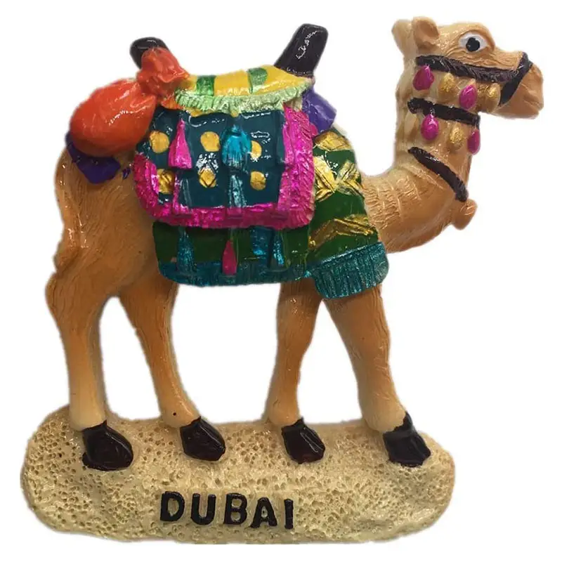 Полимерный магнит на холодильник Camel Burj Al Arabic Dyba 3D, сувенирные наклейки на холодильник