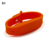 Özel Logo NFC Silikon RFID Bileklik Su Geçirmez Bebek Boyu Akıllı Bileklik Etkinlik Konser Çocuk Ziyaretçi Tanımlama için