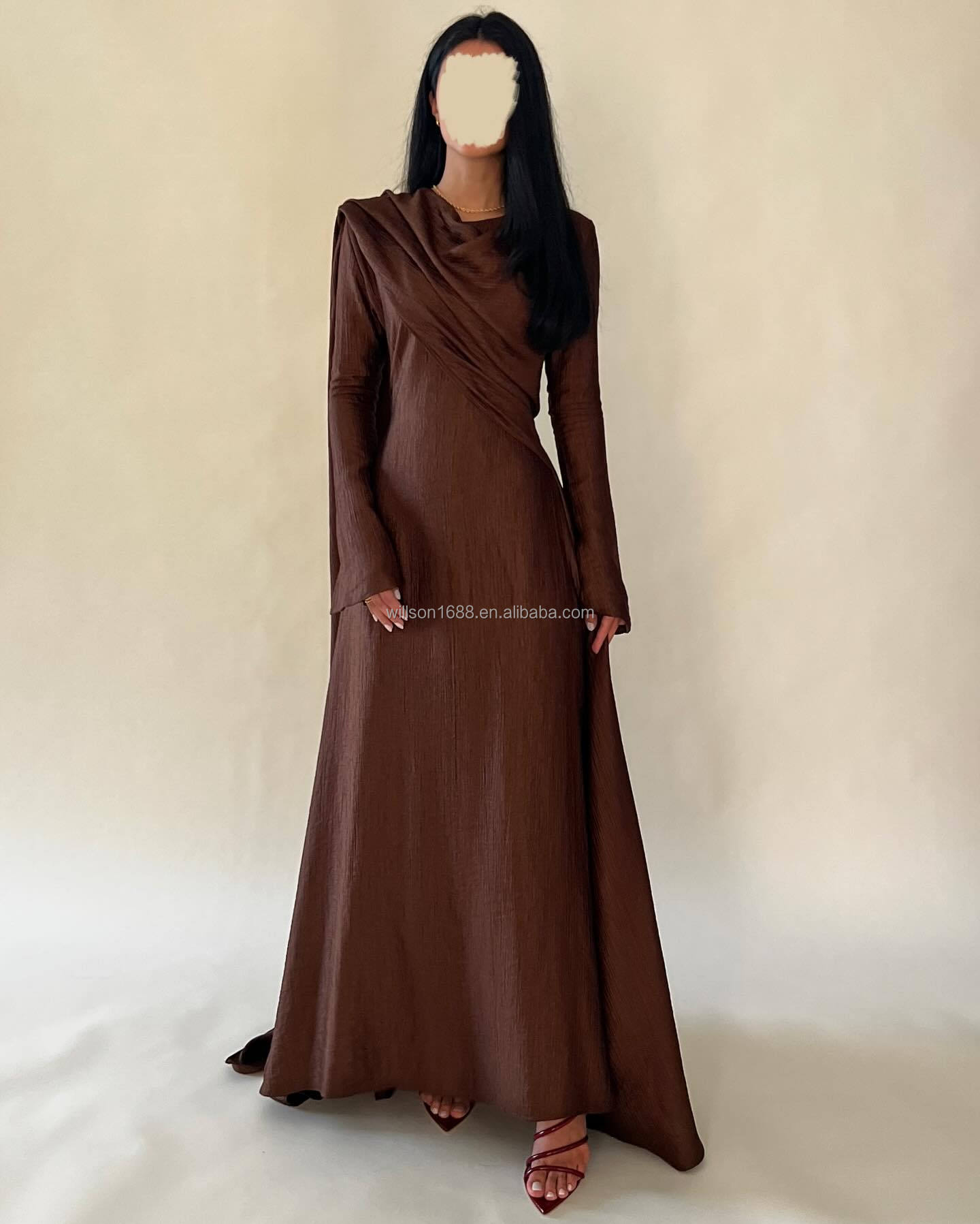 sachin and babi light blue dress Muslims Clothes Women Dresses Solid Color Long-sleeved Shirt Dress Casual  Pocket Robe Musulman Dubai Muslim Kaftan Muslim Dresses Buy cheaply on Joom