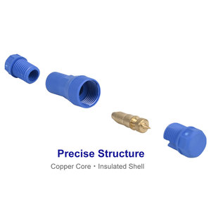 T-type vingerhoed Quick Lock laagspanningskabelconnector Gauge geïsoleerde lekadapter voor geïsoleerde connector voor graslandlamp - Product Image 6