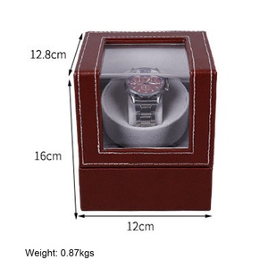 Hộp Lên Dây Đồng Hồ Đơn Tự Động, Có Mô Tơ Siêu Yên Tĩnh, Vỏ Gỗ Dành Cho Đồng Hồ Nam Nữ - Product Image 6