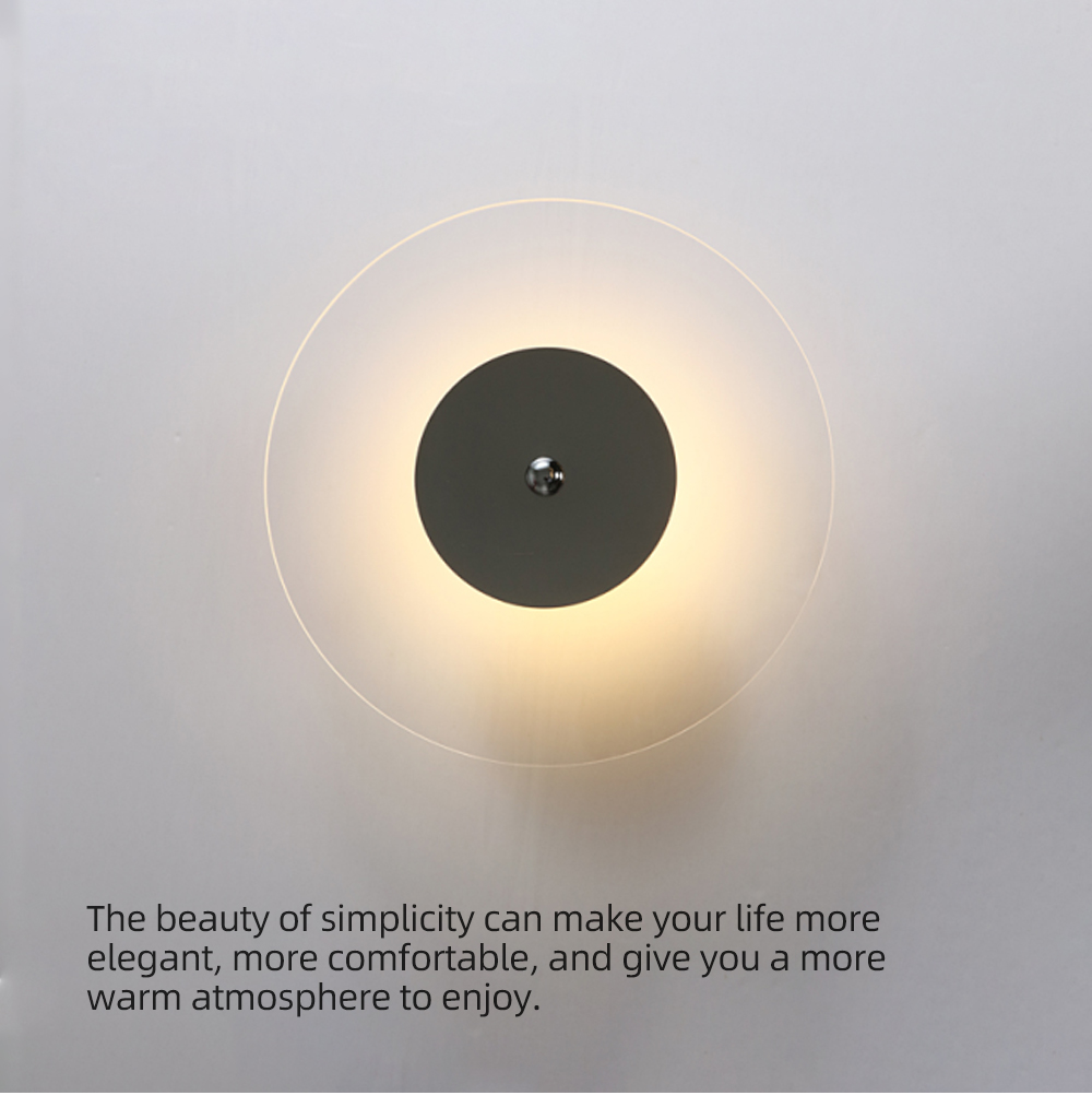 Hot Selling Nordic Plexiglass Led Wall Sconces Lighting Decoration Design  Luxury Good Quality Simple Modern Wall Lamp For Hotel