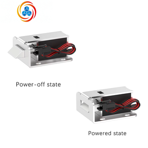 Serrure électromagnétique sans clé SM03B robuste 12V étanche nickelée, solénoïde haute résistance pour contrôle industriel - Product Image 4